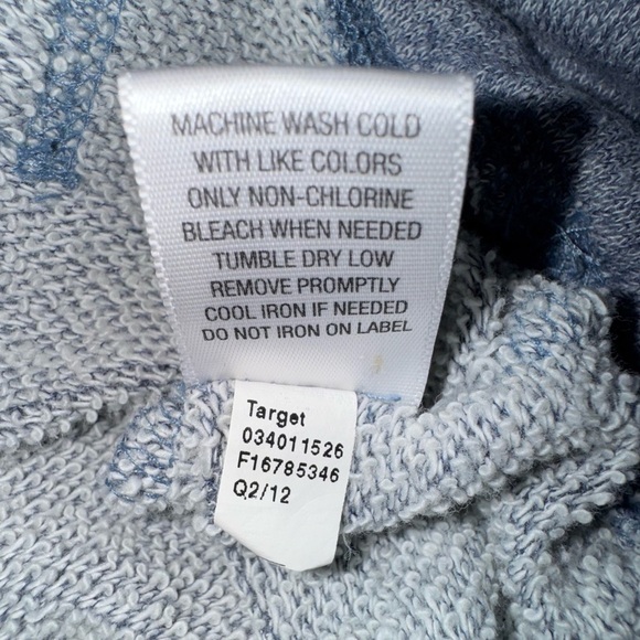 Converse All Star Gray hooded sweatshirt w button neck. Size Medium. GUC - Picture 6 of 8